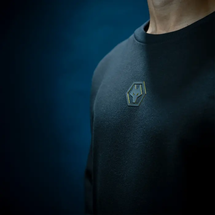 Wolverhampton Wanderers Shirt Store | Blackout Sweatshirt – Black Collection Wolverhampton Wanderers Official Gear